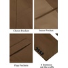 image:imageCOOFANDY Mens Casual Blazer Lightweight Slim Fit Suit Jacket Two Button Cotton Sport CoatsLight Brown