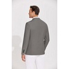 image:imageCOOFANDY Mens Casual Blazer Lightweight Slim Fit Suit Jacket Two Button Cotton Sport CoatsLight Grey