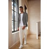 image:imageCOOFANDY Mens Casual Blazer Lightweight Slim Fit Suit Jacket Two Button Cotton Sport CoatsLight Grey