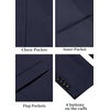 image:imageCOOFANDY Mens Casual Blazer Lightweight Slim Fit Suit Jacket Two Button Cotton Sport CoatsNavy Blue