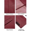 image:imageCOOFANDY Mens Casual Blazer Lightweight Slim Fit Suit Jacket Two Button Cotton Sport CoatsWine Red