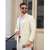 image:imageCOOFANDY Mens Casual Blazer Lightweight Sport Coats Two Buttons Slim Fit Suit Jacket for Business Wedding DressBeige