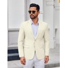 image:imageCOOFANDY Mens Casual Blazer Lightweight Sport Coats Two Buttons Slim Fit Suit Jacket for Business Wedding DressBeige