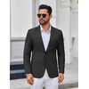 image:imageCOOFANDY Mens Casual Blazer Lightweight Sport Coats Two Buttons Slim Fit Suit Jacket for Business Wedding DressBlack