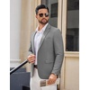 image:imageCOOFANDY Mens Casual Blazer Lightweight Sport Coats Two Buttons Slim Fit Suit Jacket for Business Wedding DressDark Grey