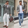 image:imageCOOFANDY Mens Casual Blazer Lightweight Sport Coats Two Buttons Slim Fit Suit Jacket for Business Wedding DressDark Grey