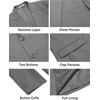image:imageCOOFANDY Mens Casual Blazer Lightweight Sport Coats Two Buttons Slim Fit Suit Jacket for Business Wedding DressDark Grey