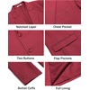 image:imageCOOFANDY Mens Casual Blazer Lightweight Sport Coats Two Buttons Slim Fit Suit Jacket for Business Wedding DressDark Red