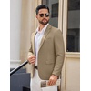 image:imageCOOFANDY Mens Casual Blazer Lightweight Sport Coats Two Buttons Slim Fit Suit Jacket for Business Wedding DressKhaki