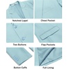 image:imageCOOFANDY Mens Casual Blazer Lightweight Sport Coats Two Buttons Slim Fit Suit Jacket for Business Wedding DressLight Blue