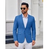 image:imageCOOFANDY Mens Casual Blazer Lightweight Sport Coats Two Buttons Slim Fit Suit Jacket for Business Wedding DressRoyal Blue