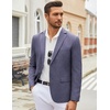image:imageCOOFANDY Mens Casual Blazer Lightweight Unlined Sport Coat Regular Fit Two Button Suit JacketBlue