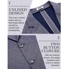 image:imageCOOFANDY Mens Casual Blazer Lightweight Unlined Sport Coat Regular Fit Two Button Suit JacketBlue