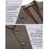 image:imageCOOFANDY Mens Casual Blazer Lightweight Unlined Sport Coat Regular Fit Two Button Suit JacketBrown