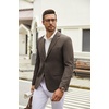 image:imageCOOFANDY Mens Casual Blazer Lightweight Unlined Sport Coat Regular Fit Two Button Suit JacketBrown