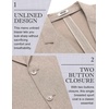 image:imageCOOFANDY Mens Casual Blazer Lightweight Unlined Sport Coat Regular Fit Two Button Suit JacketChampagne