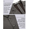 image:imageCOOFANDY Mens Casual Blazer Lightweight Unlined Sport Coat Regular Fit Two Button Suit JacketDark Charcoal
