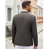 image:imageCOOFANDY Mens Casual Blazer Lightweight Unlined Sport Coat Regular Fit Two Button Suit JacketDark Charcoal