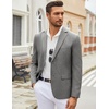 image:imageCOOFANDY Mens Casual Blazer Lightweight Unlined Sport Coat Regular Fit Two Button Suit JacketGray