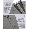 image:imageCOOFANDY Mens Casual Blazer Lightweight Unlined Sport Coat Regular Fit Two Button Suit JacketGray