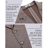 image:imageCOOFANDY Mens Casual Blazer Lightweight Unlined Sport Coat Regular Fit Two Button Suit JacketKhaki