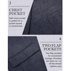 image:imageCOOFANDY Mens Casual Blazer Lightweight Unlined Sport Coat Regular Fit Two Button Suit JacketNavy Blue