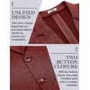 image:imageCOOFANDY Mens Casual Blazer Lightweight Unlined Sport Coat Regular Fit Two Button Suit JacketRed