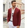 image:imageCOOFANDY Mens Casual Blazer Lightweight Unlined Sport Coat Regular Fit Two Button Suit JacketRed
