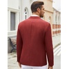 image:imageCOOFANDY Mens Casual Blazer Lightweight Unlined Sport Coat Regular Fit Two Button Suit JacketRed
