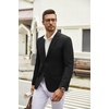 image:imageCOOFANDY Mens Casual Blazer Lightweight Unlined Sport Coat Regular Fit Two Button Suit JacketSolid Blazer  Black