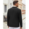 image:imageCOOFANDY Mens Casual Blazer Lightweight Unlined Sport Coat Regular Fit Two Button Suit JacketSolid Blazer  Black