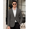 image:imageCOOFANDY Mens Casual Blazer One Button Lightweight Sport Coats Slim Fit Suit Jacket for Wedding Prom Party BusinessDark Gray