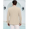 image:imageCOOFANDY Mens Casual Blazer One Button Lightweight Sport Coats Slim Fit Suit Jacket for Wedding Prom Party BusinessKhaki Gray