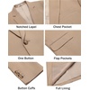 image:imageCOOFANDY Mens Casual Blazer One Button Lightweight Sport Coats Slim Fit Suit Jacket for Wedding Prom Party BusinessKhkai