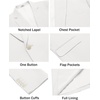 image:imageCOOFANDY Mens Casual Blazer One Button Lightweight Sport Coats Slim Fit Suit Jacket for Wedding Prom Party BusinessWhite