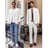 image:imageCOOFANDY Mens Casual Blazer One Button Lightweight Sport Coats Slim Fit Suit Jacket for Wedding Prom Party BusinessWhite