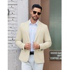 image:imageCOOFANDY Mens Casual Blazer One Button Sport Coat Lightweight Business Suit JacketBeige