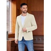 image:imageCOOFANDY Mens Casual Blazer One Button Sport Coat Lightweight Business Suit JacketBeige