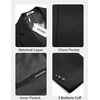 image:imageCOOFANDY Mens Casual Blazer One Button Sport Coat Lightweight Business Suit JacketBlack