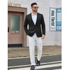 image:imageCOOFANDY Mens Casual Blazer One Button Sport Coat Lightweight Business Suit JacketBlack