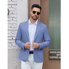image:imageCOOFANDY Mens Casual Blazer One Button Sport Coat Lightweight Business Suit JacketBlue