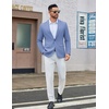 image:imageCOOFANDY Mens Casual Blazer One Button Sport Coat Lightweight Business Suit JacketBlue
