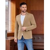 image:imageCOOFANDY Mens Casual Blazer One Button Sport Coat Lightweight Business Suit JacketBrown
