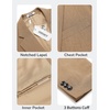image:imageCOOFANDY Mens Casual Blazer One Button Sport Coat Lightweight Business Suit JacketBrown