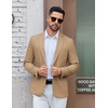 image:imageCOOFANDY Mens Casual Blazer One Button Sport Coat Lightweight Business Suit JacketBrown