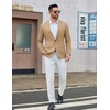 image:imageCOOFANDY Mens Casual Blazer One Button Sport Coat Lightweight Business Suit JacketBrown