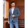 image:imageCOOFANDY Mens Casual Blazer One Button Sport Coat Lightweight Business Suit JacketDark Blue