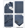 image:imageCOOFANDY Mens Casual Blazer One Button Sport Coat Lightweight Business Suit JacketDark Blue