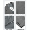 image:imageCOOFANDY Mens Casual Blazer One Button Sport Coat Lightweight Business Suit JacketDark Grey