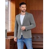 image:imageCOOFANDY Mens Casual Blazer One Button Sport Coat Lightweight Business Suit JacketDark Grey